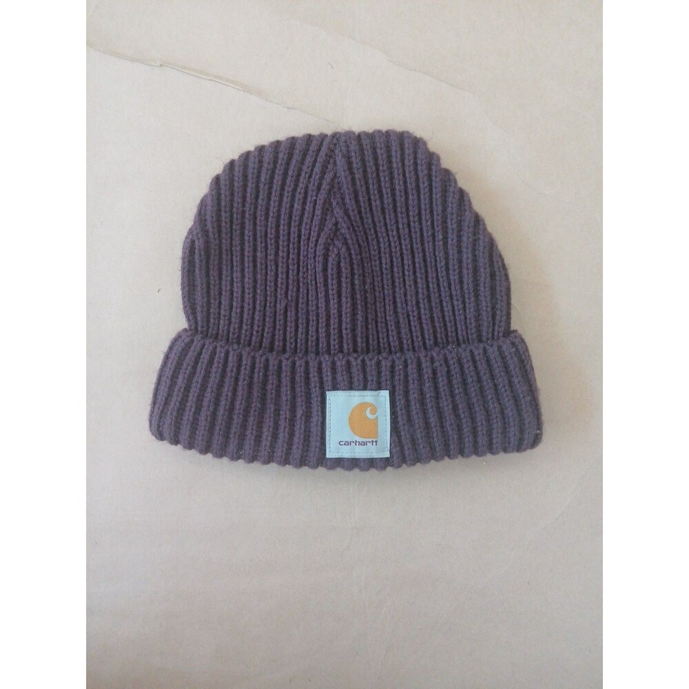 Carhartt Knit Beanie Brown Warm Winter Outdoors Hiking